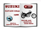 Thumbnail Suzuki Savage LS650 1988 Service Repair Manual Download