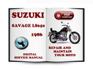 Thumbnail Suzuki Savage LS650 1986 Service Repair Manual Download