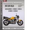 Thumbnail Suzuki GS500E 1990 Service Repair Manual Download