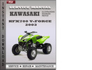 Thumbnail Kawasaki KFX700 V-Force 2003 Service Repair Manual Download Thumbnail Kawasaki KFX700 V-Force 2003 Service Repair Manual Download