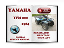 Thumbnail Yamaha YFM 200 1984 Service Repair Manual Download Thumbnail Yamaha YFM 200 1984 Service Repair Manual Download