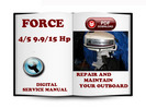 Thumbnail Force Outboard 4 & 5 Hp 9.9 & 15 Hp Service Repair Manual Download