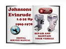 Thumbnail Johnson Evinrude 1.5-35 HP 1965-1978 Service Repair Manual Download