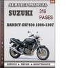 Thumbnail Suzuki Bandit GSF400 1990-1997 Factory Service Repair Manual Download