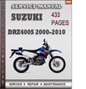 Thumbnail Suzuki DRZ400S 2000-2010 Factory Service Repair Manual Download