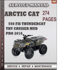 Thumbnail Arctic Cat 550 FIS Thundercat TRV Cruiser Mud Pro 2010 Factory Service Repair Manual Download