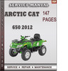 Thumbnail Arctic Cat 650 2012 Factory Service Repair Manual Download