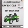 Thumbnail Arctic Cat 650 Twin 2004 Factory Service Repair Manual Download