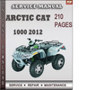 Thumbnail Arctic Cat 1000 2012 Factory Service Repair Manual Download