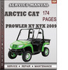 Thumbnail Arctic Cat Prowler XT XTX 2009 Factory Service Repair Manual Download