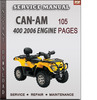 Thumbnail Can-Am 400 2006 Engine Service Repair Manual Download