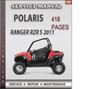 Thumbnail Polaris Ranger RZR S 2011 Factory Service Repair Manual Download Thumbnail Polaris Ranger RZR S 2011 Factory Service Repair Manual Download