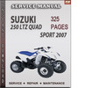 Thumbnail Suzuki 250 LTZ Quad Sport 2007 Factory Service Repair Manual Download