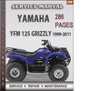 Thumbnail Yamaha YFM 125 Grizzly 1999-2011 Factory Service Repair Manual Download Thumbnail Yamaha YFM 125 Grizzly 1999-2011 Factory Service Repair Manual Download