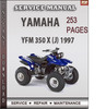 Thumbnail Yamaha YFM 350 X (J) 1997 Factory Service Repair Manual Download Thumbnail Yamaha YFM 350 X (J) 1997 Factory Service Repair Manual Download