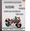 Thumbnail Suzuki GSXR1300 Hayabusa 1999-2003 Factory Service Repair Manual Download