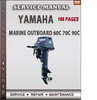 Thumbnail Yamaha Marine Outboard 60C 70C 90C Factory Service Repair Ma