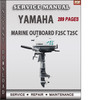 Thumbnail Yamaha Marine Outboard F25C T25C Factory Service Repair Manu