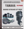 Thumbnail Yamaha Marine Outboard JET DRIVE Factory Service Repair Manu