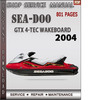 Thumbnail Seadoo GTX 4-TEC Wakeboard 2004 Shop Service Repair Manual D
