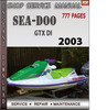 Thumbnail Seadoo GTX DI 2003 Shop Service Repair Manual Download