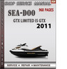 Thumbnail Seadoo GTX LIMITED IS GTX 2011 Shop Service Repair Manual Do