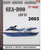 Thumbnail Seadoo LRV DI 2003 Shop Service Repair Manual Download