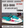 Thumbnail Seadoo SP 5870 SPI 5872 1994 Shop Service Repair Manual Down