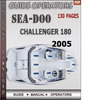 Thumbnail Seadoo Challenger 180 2005 Operators Guide Manual Download