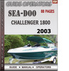 Thumbnail Seadoo Challenger 1800 2003 Operators Guide Manual Download