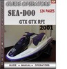 Thumbnail Seadoo GTX GTX RFI 2001 Operators Guide Manual Download