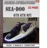 Thumbnail Seadoo GTX GTX RFI 2002 Operators Guide Manual Download