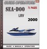 Thumbnail Seadoo LRV 2000 Operators Guide Manual Download
