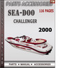 Thumbnail Seadoo Challenger 2000 Parts Accessories Catalog Manual Down
