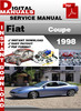 Thumbnail Fiat Coupe 1998 Factory Service Repair Manual