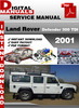 Thumbnail Land Rover Defender 300 Tdi 2001 Factory Service Repair Manu