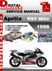 Thumbnail Aprilia RSV Mille 1998 Factory Service Repair Manual
