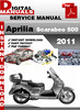 Thumbnail Aprilia Scarabeo 500 2011 Factory Service Repair Manual