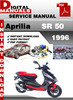Thumbnail Aprilia SR 50 1996 Factory Service Repair Manual