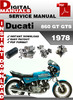 Thumbnail Ducati 860 GT GTS 1978 Factory Service Repair Manual