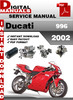 Thumbnail Ducati 996 2002 Factory Service Repair Manual Thumbnail Ducati 996 2002 Factory Service Repair Manual