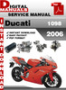Thumbnail Ducati 1098 2006 Factory Service Repair Manual