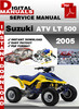 Thumbnail Suzuki ATV LT 500 2005 Factory Service Repair Manual Pdf Thumbnail Suzuki ATV LT 500 2005 Factory Service Repair Manual Pdf
