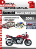 Thumbnail Suzuki Bandit GSF 650 2001 Factory Service Repair Manual Pdf