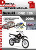 Thumbnail Suzuki DRZ 125 2006 Factory Service Repair Manual Pdf Thumbnail Suzuki DRZ 125 2006 Factory Service Repair Manual Pdf