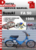 Thumbnail Suzuki FA 50 1989 Factory Service Repair Manual Pdf Thumbnail Suzuki FA 50 1989 Factory Service Repair Manual Pdf