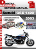Thumbnail Suzuki GSX 1400 2003 Factory Service Repair Manual Pdf