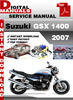 Thumbnail Suzuki GSX 1400 2007 Factory Service Repair Manual Pdf