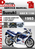Thumbnail Suzuki GSX R 1100 1993 Factory Service Repair Manual Pdf
