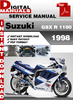 Thumbnail Suzuki GSX R 1100 1998 Factory Service Repair Manual Pdf